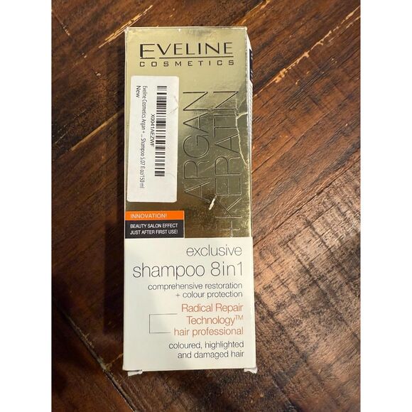 Eveline Cosmetics Argan + Keratin exclusive shampoo 8in1. - Picture 1 of 3